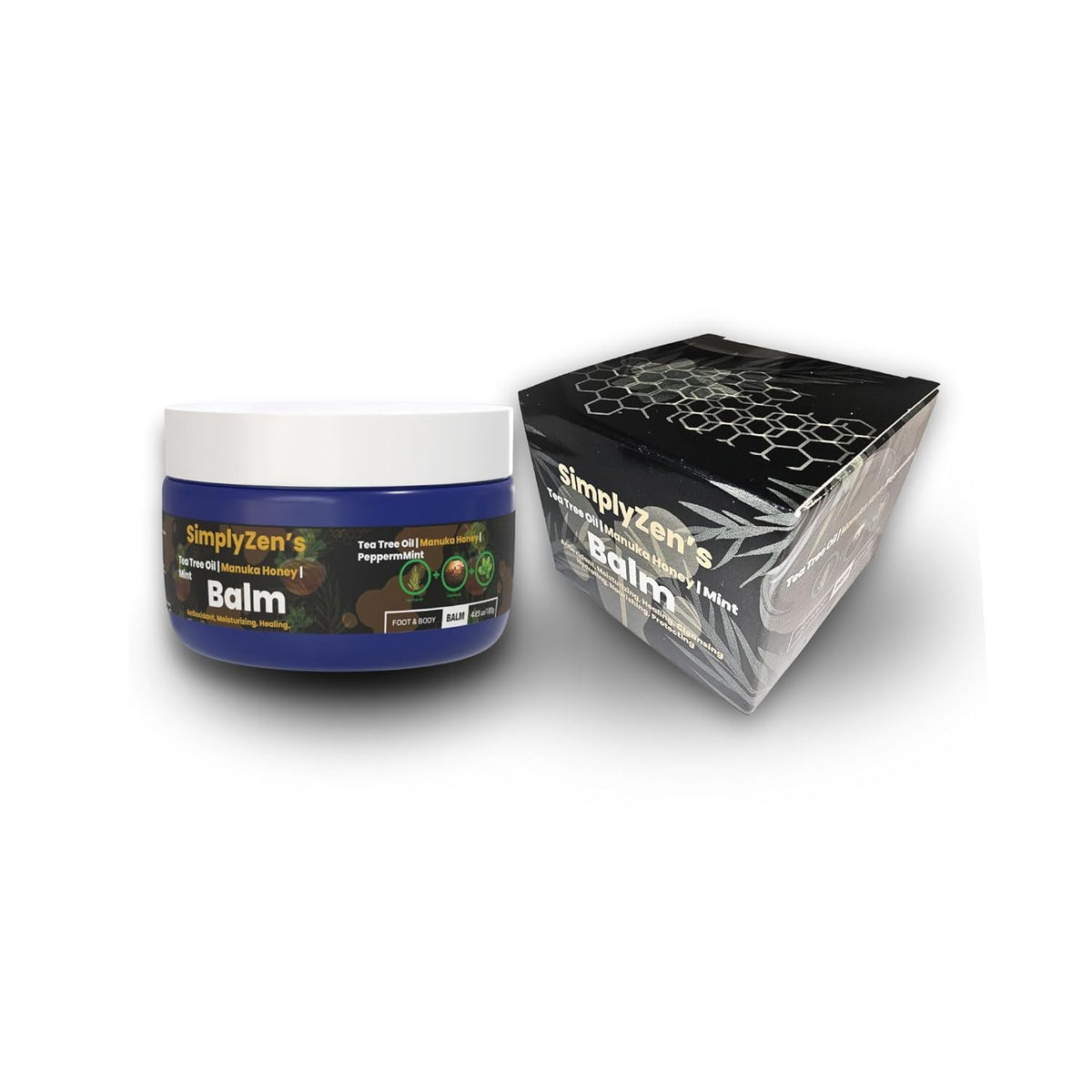Tea Tree Oil Extra Strength Balm - With Manuka Honey and Peppermint
