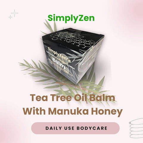 Tea Tree Oil Extra Strength Balm - With Manuka Honey and Peppermint