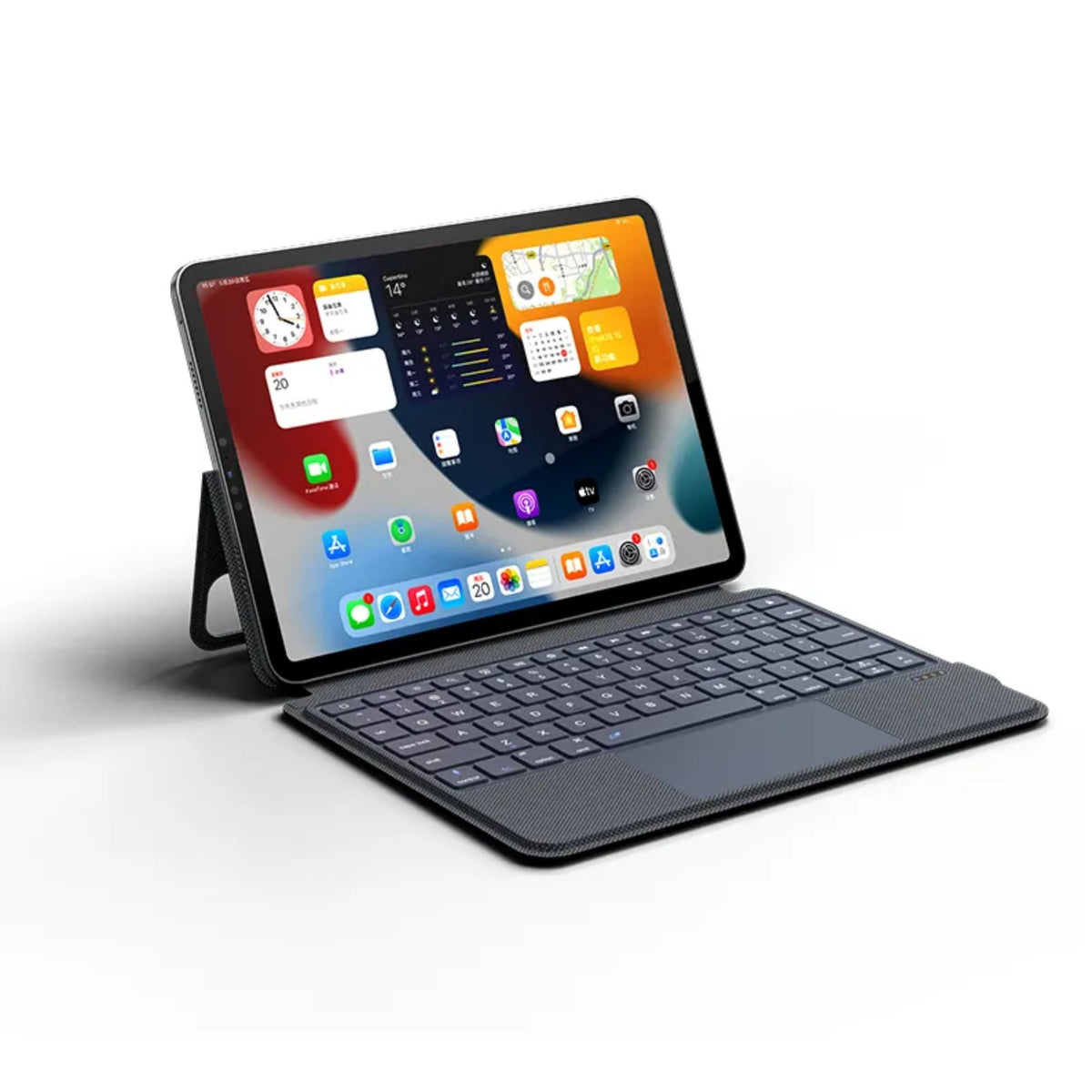 iPad 10.9" 2022 Touch Magnetic Bluetooth Keyboard Sleeve-Case