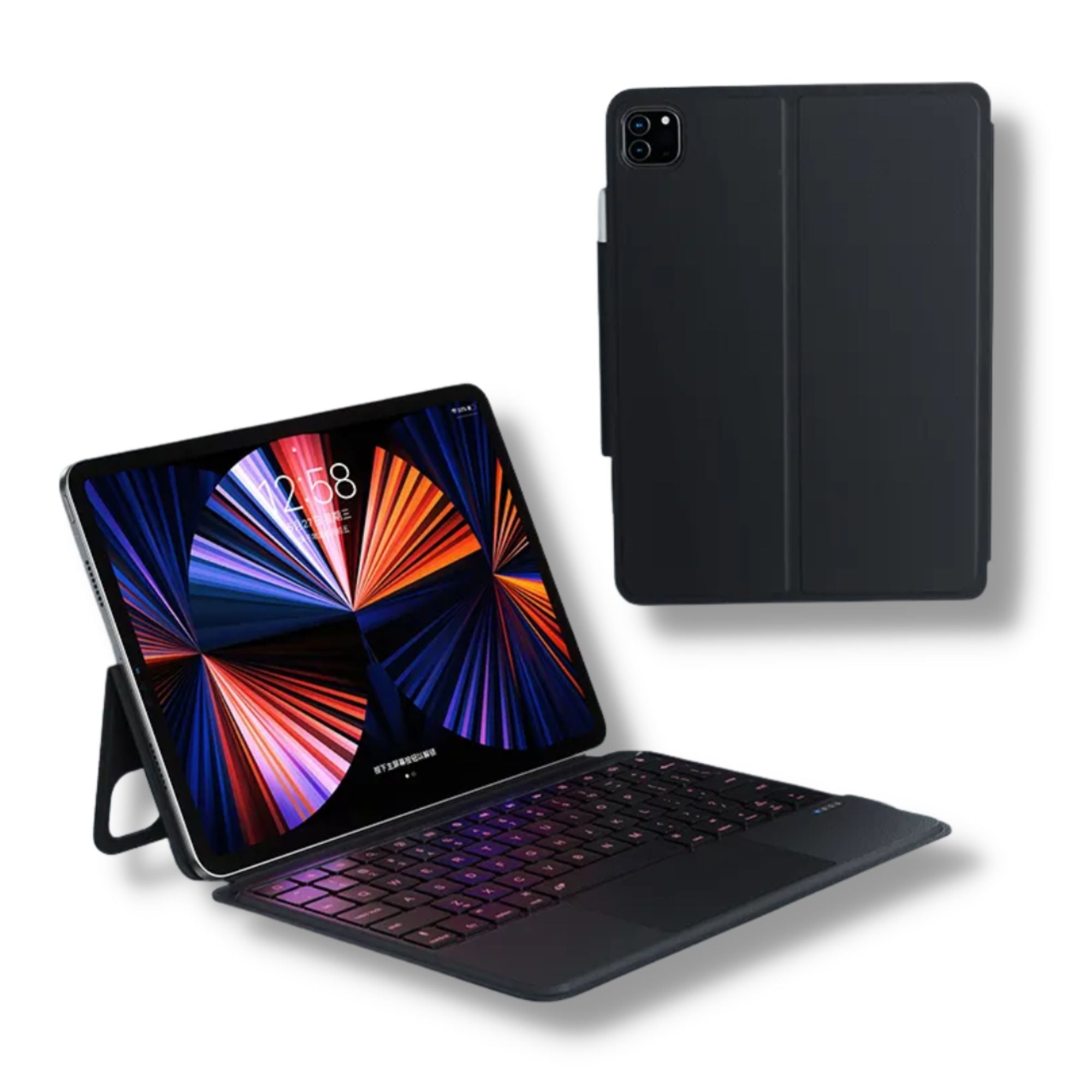 iPad 10.9" 2022 Touch Magnetic Bluetooth Keyboard Sleeve-Case