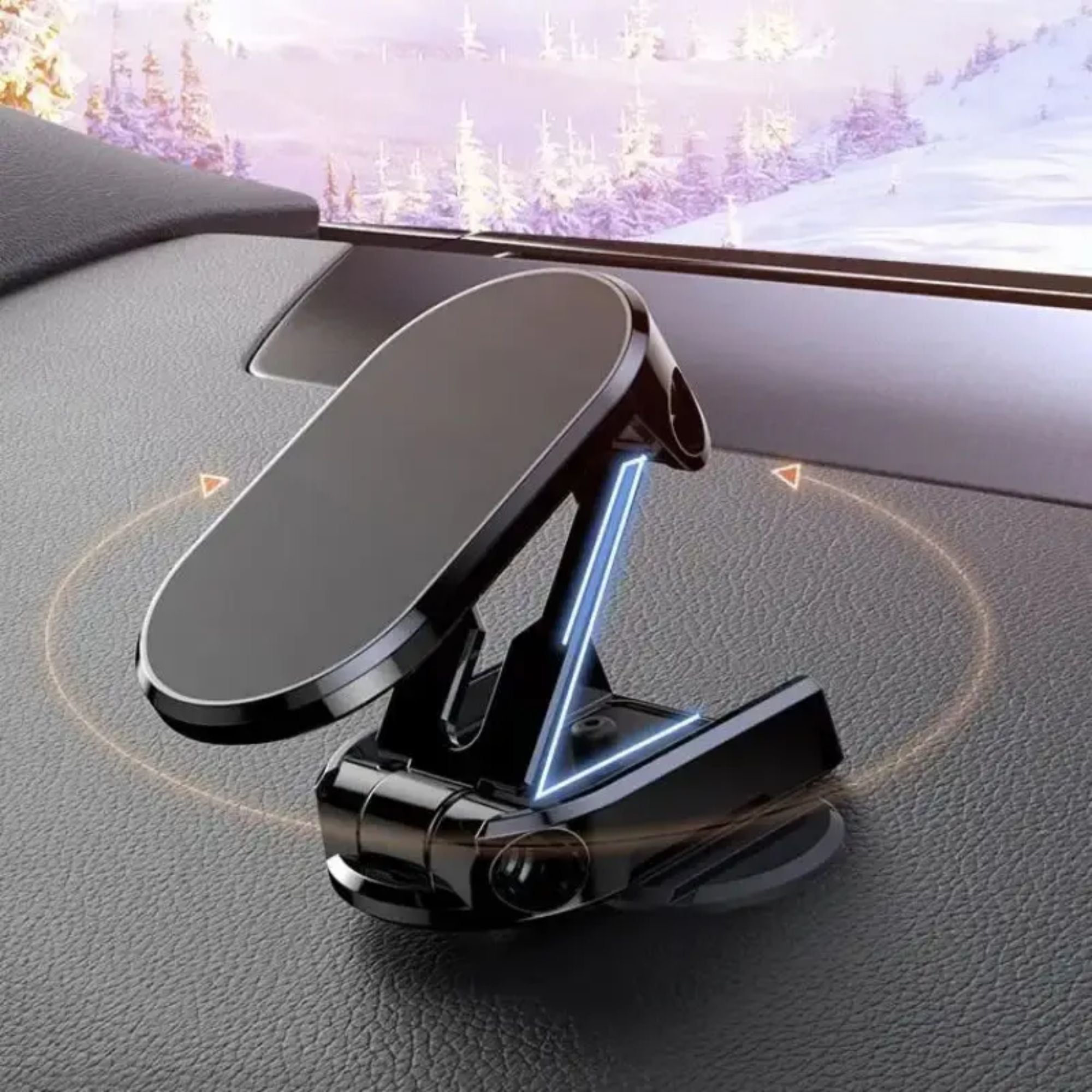 Natogears Magnetic Car Dashboard Phone Holder for All Smartphones
