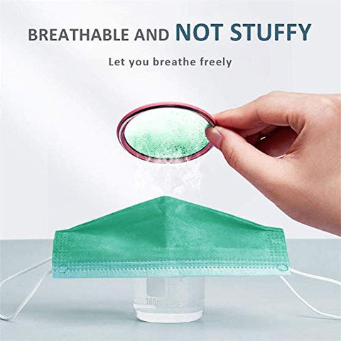 Black Face Mask Disposable Breathable Mouth Cover Black Breathable Masks For Daily Protection Air Pollution, Dust(50pcs)