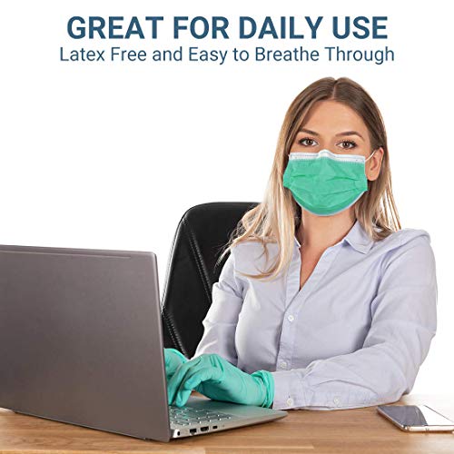 Black Face Mask Disposable Breathable Mouth Cover Black Breathable Masks For Daily Protection Air Pollution, Dust(50pcs)