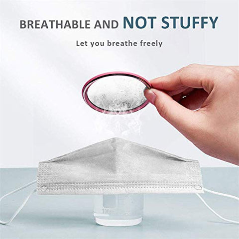 Black Face Mask Disposable Breathable Mouth Cover Black Breathable Masks For Daily Protection Air Pollution, Dust(50pcs)
