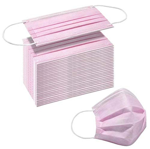 Black Face Mask Disposable Breathable Mouth Cover Black Breathable Masks For Daily Protection Air Pollution, Dust(50pcs)
