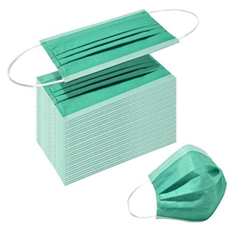 Black Face Mask Disposable Breathable Mouth Cover Black Breathable Masks For Daily Protection Air Pollution, Dust(50pcs)