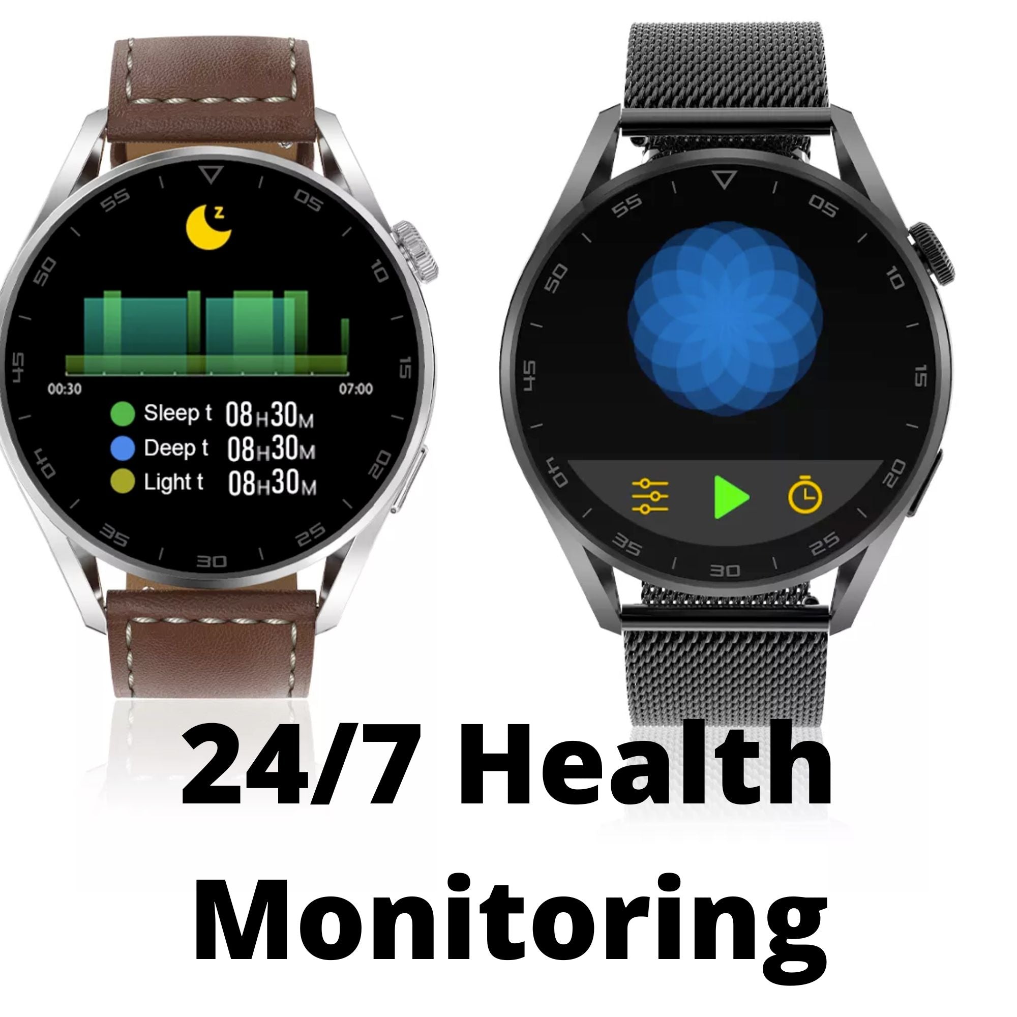 Unisex Smartwatch for Android / Apple iOS Phones Bluetooth Health Tracker