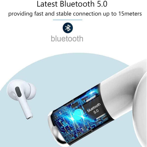 Wireless Earbuds, Bluetooth 5.0 Headphone, with 24h Charge Case, Touch Control