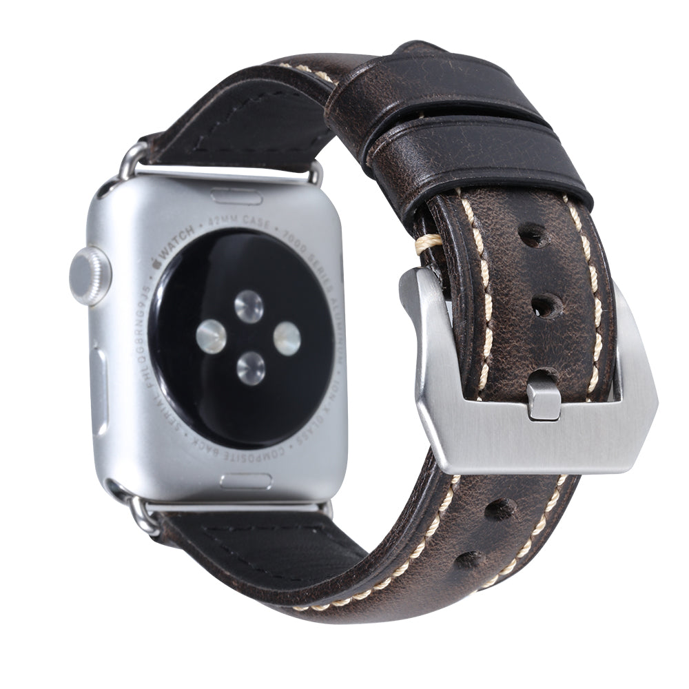 Leather Watch Bands For Apple Watch Series 1 to 7