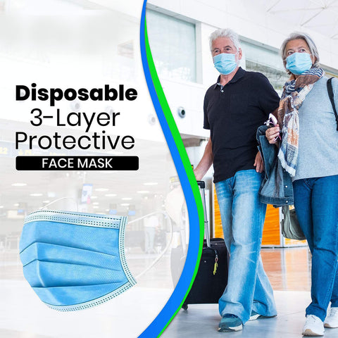 Disposable 3-Layer Protective, Soft Skin Layer Face Mask Bulk Buy