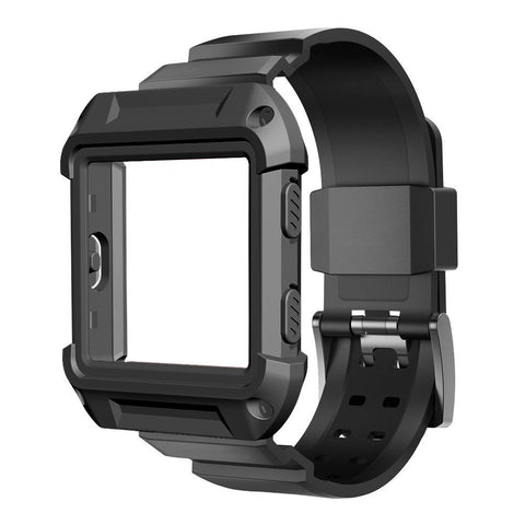 NatoGears Replacement Silicone Band and Case for Fitbit Blaze