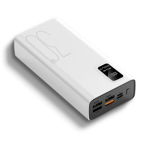 Portable Fast Charger 30000mAh Power Bank 4 USB External Battery LED Display