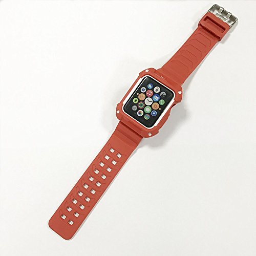 Silicone Case & Band - Sport Edition For Apple Watch Series 1, 2 & 3 42mm