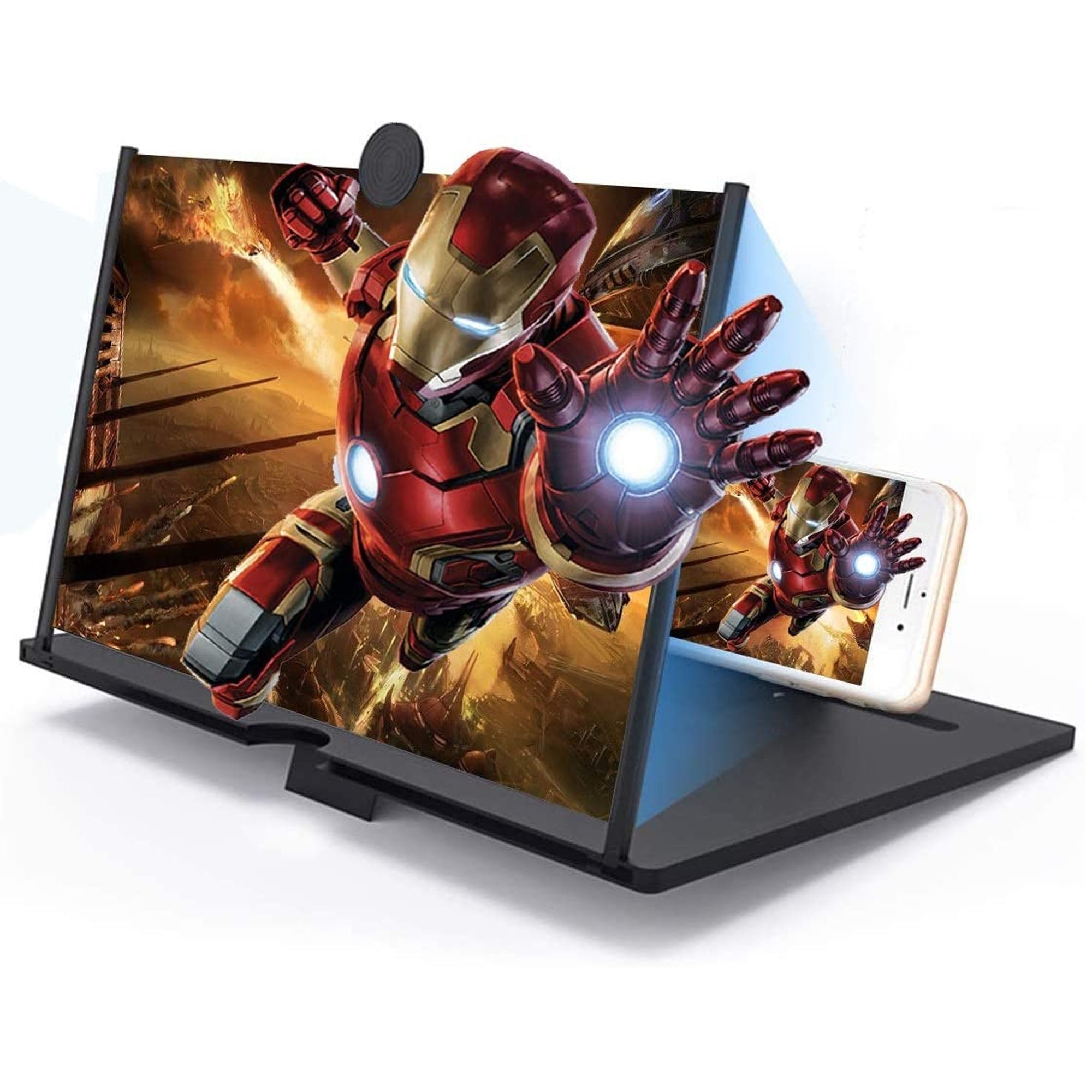Screen Magnifier for Smartphone-Magnifying Projector Screen - Portable Universal Screen Amplifier for Video and Gaming Compatible with All Smartphones