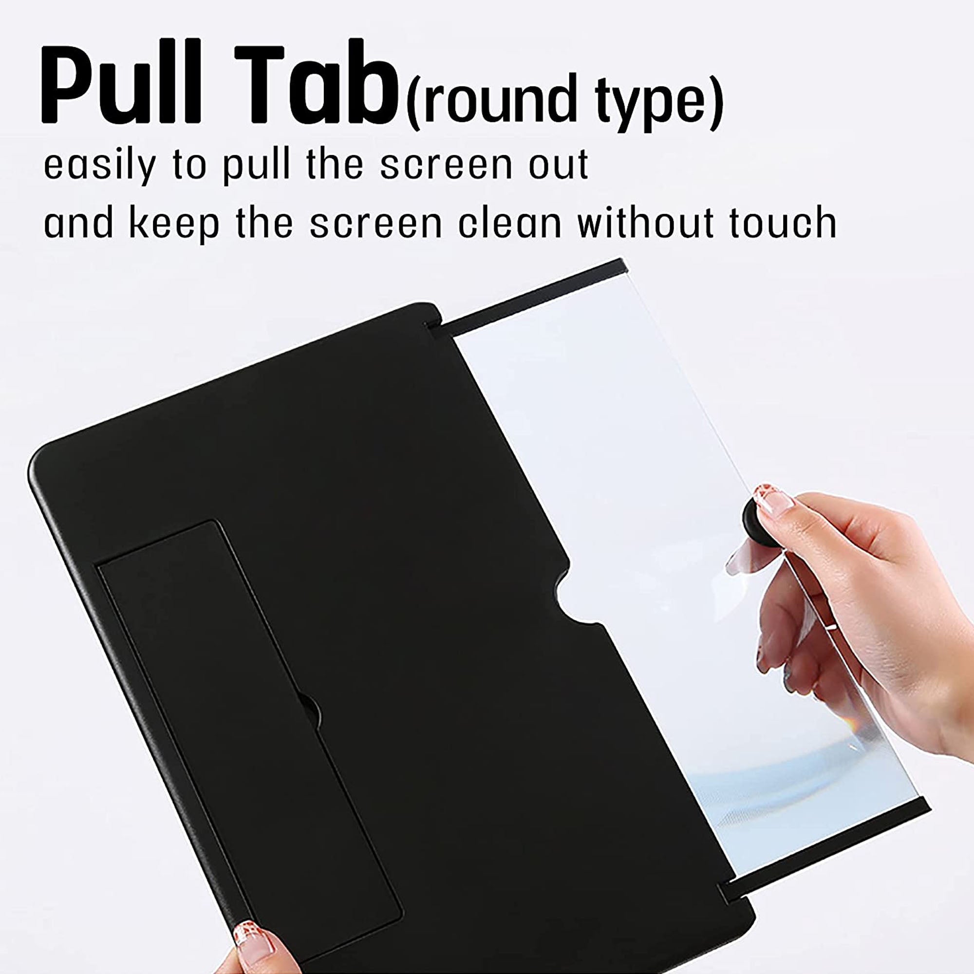Screen Magnifier for Smartphone-Magnifying Projector Screen - Portable Universal Screen Amplifier for Video and Gaming Compatible with All Smartphones