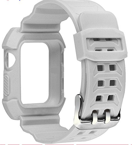 Silicone Case & Band - Sport Edition For Apple Watch Series 1, 2 & 3 42mm