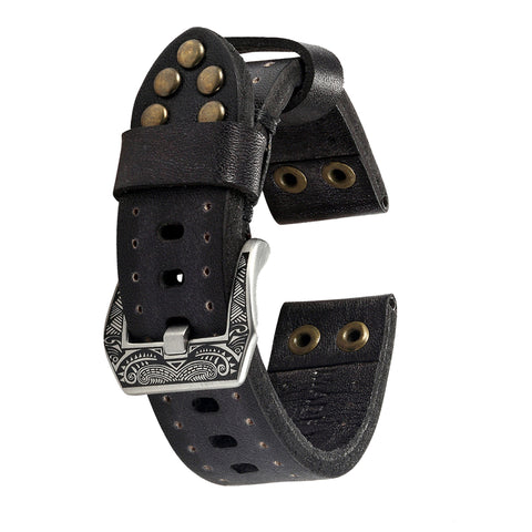 Handmade Vintage Leather Watch Band, Watch Strap, Crazy Cow Apple Watch Strap Apple Watch Band 42mm 44mm - Free Shipping!